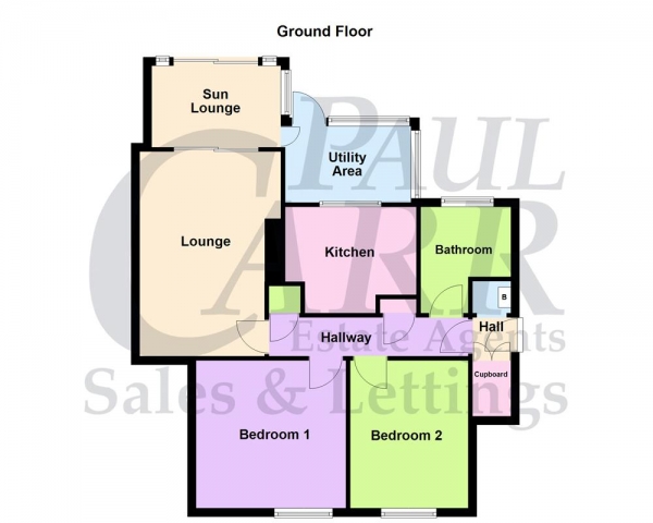 Floor Plan Image for 2 Bedroom Maisonette for Sale in Darleydale Avenue, Great Barr, Birmingham B44 9UW