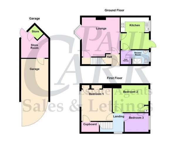 Floor Plan Image for 3 Bedroom Semi-Detached House for Sale in Fulwell Grove, Kingstanding, Birmingham B44 0EF