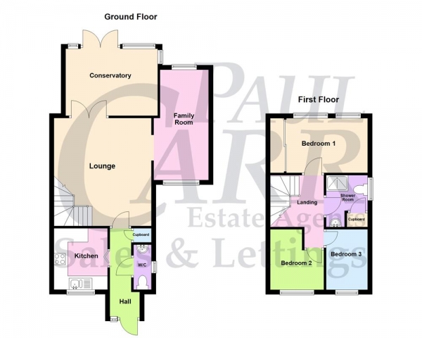 Floor Plan Image for 3 Bedroom Semi-Detached House for Sale in Lodge Pool Close, Great Barr, Birmingham B44 8HH