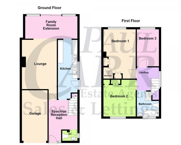 Floor Plan Image for 3 Bedroom Semi-Detached House for Sale in Wideacre Drive, Birmingham