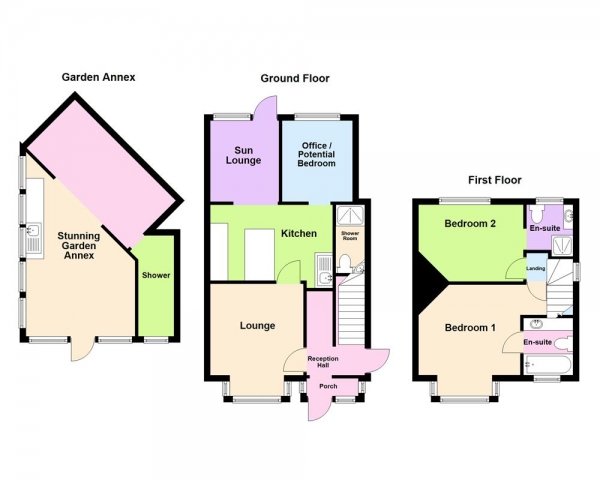 Floor Plan Image for 2 Bedroom Semi-Detached House for Sale in Kingstanding Road, Perry Barr, Birmingham B44 8AX