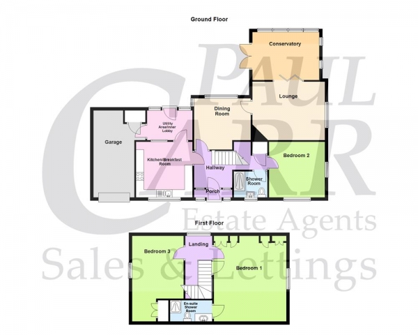 Floor Plan Image for 3 Bedroom Detached Bungalow for Sale in Little Hardwick Road, Streetly, WS9 0SF