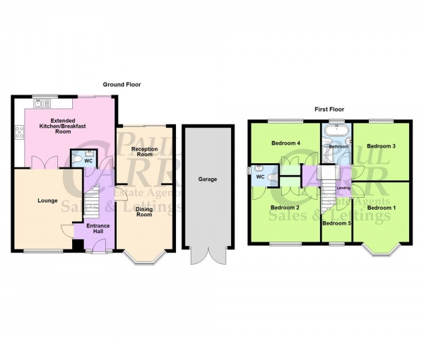 Floor Plan Image for 5 Bedroom Detached House for Sale in Little Hardwick Road, Streetly/Aldridge