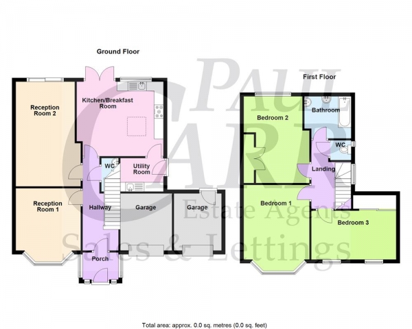 Floor Plan Image for 3 Bedroom Detached House for Sale in Queslett Road East, Streetly, Sutton Coldfield