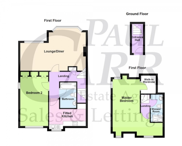 Floor Plan Image for 2 Bedroom Maisonette for Sale in Old Station Mews, Off Burnett Road, Sutton Coldfield, B74 3EZ