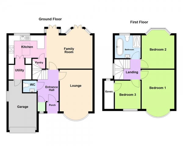 Floor Plan Image for 3 Bedroom Detached House for Sale in Chester Road, Sutton Coldfield, B74 3ND