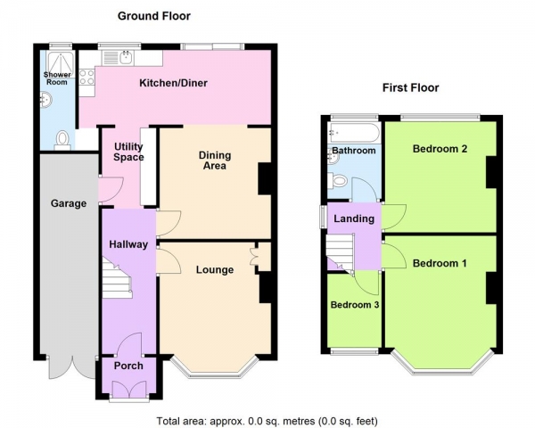 Floor Plan Image for 3 Bedroom Semi-Detached House for Sale in Westwood Road, Sutton Coldfield, B73 6UQ