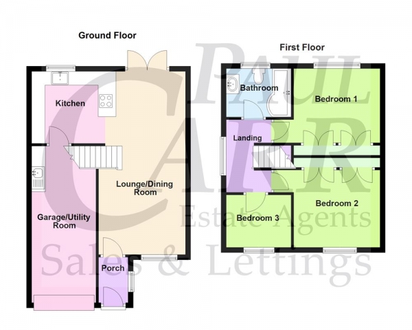 Floor Plan Image for 3 Bedroom Detached House for Sale in Colt Close, Streetly, Sutton Coldfield