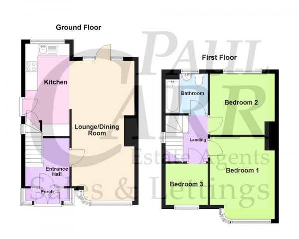 Floor Plan Image for 3 Bedroom Semi-Detached House for Sale in George Frederick Road, Sutton Coldfield, B73 6TD