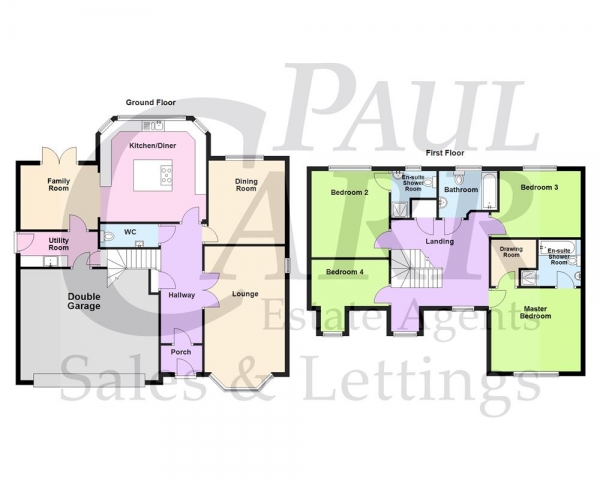 Floor Plan Image for 4 Bedroom Detached House for Sale in Field Maple Road, Sutton Coldfield