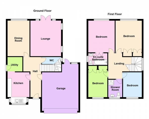 Floor Plan Image for 4 Bedroom Detached House for Sale in Bishops Road, Sutton Coldfield, B73 6HX