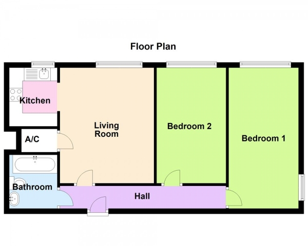 Floor Plan Image for 2 Bedroom Retirement Property for Sale in Midland Drive, Sutton Coldfield, B72 1TU