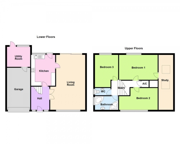 Floor Plan Image for 3 Bedroom Detached House for Sale in Elwyn Road, Sutton Coldfield