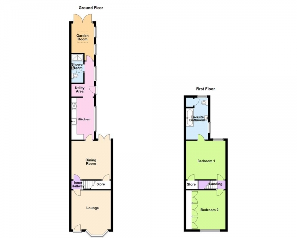 Floor Plan Image for 2 Bedroom Terraced House for Sale in The Briars, Jockey Road, Sutton Coldfield, B73 5XE