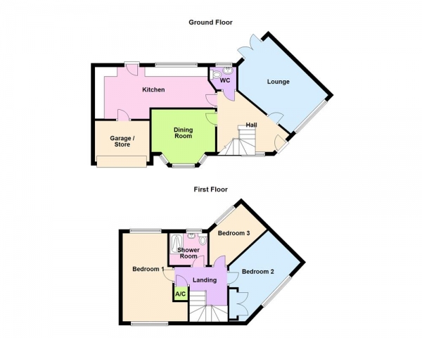 Floor Plan Image for 3 Bedroom Semi-Detached House for Sale in St. Michaels Road, Sutton Coldfield, B73 5SY