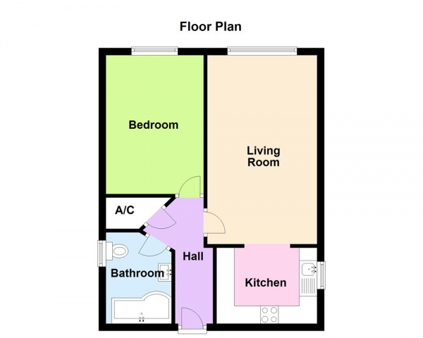 Floor Plan Image for 1 Bedroom Apartment for Sale in While Road, Sutton Coldfield, B72 1ND