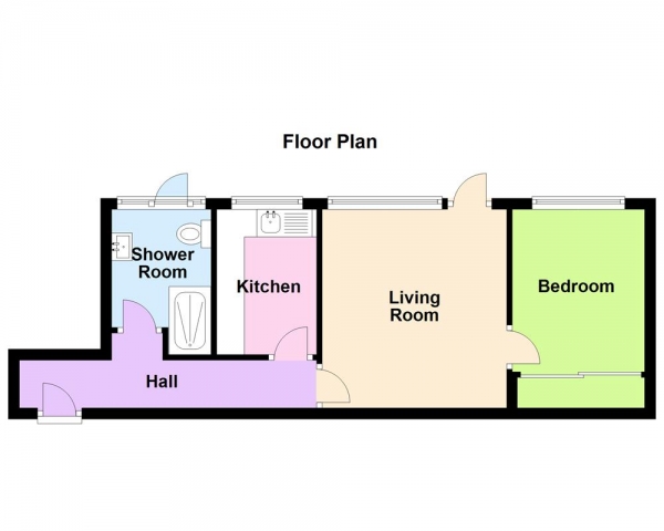 Floor Plan Image for 1 Bedroom Apartment for Sale in Braemar Road, Sutton Coldfield, B73 6LT