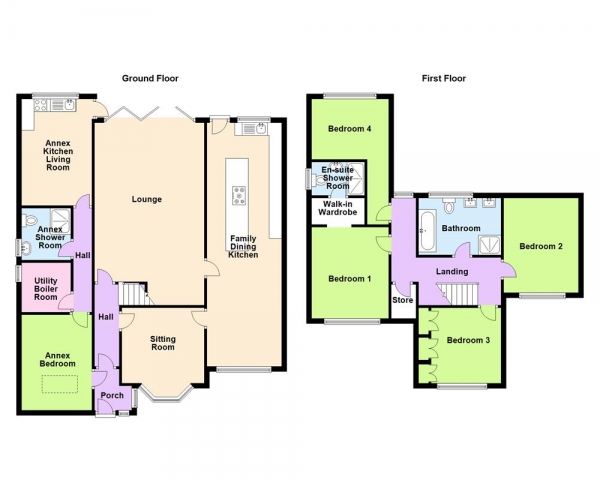 Floor Plan Image for 4 Bedroom Semi-Detached House for Sale in Chester Road North, West Midlands. B73 6RL