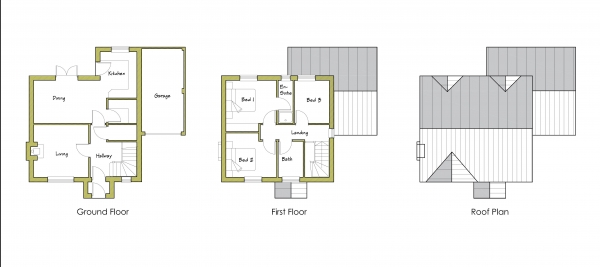 Floor Plan Image for 3 Bedroom Detached House for Sale in Sutton Lane, Sutton Scarsdale