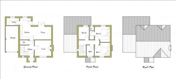 Floor Plan Image for 3 Bedroom Detached House for Sale in Sutton Lane, Sutton Scarsdale
