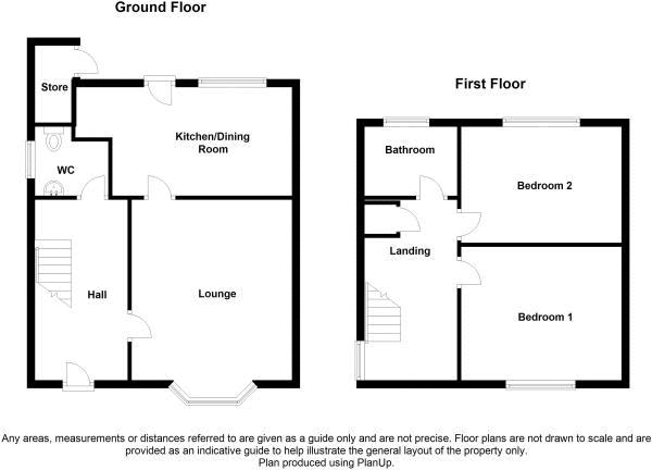 Floor Plan Image for 2 Bedroom Semi-Detached House for Sale in Keswick Drive, Chesterfield
