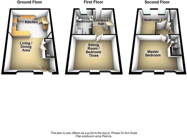 Floor Plan Image for Town House for Sale in Tinkers Place, Hopewell Road, Matlock