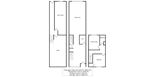 Floor Plan Image for Property for Sale in High Street, Clay Cross
