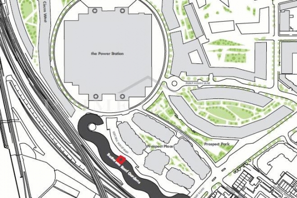 Floor Plan Image for 2 Bedroom Apartment for Sale in Battersea Roof Gardens, Battersea Power Station, London