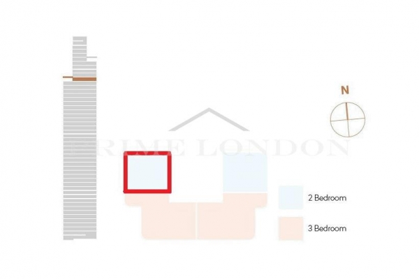 Floor Plan Image for 2 Bedroom Apartment for Sale in Principal Tower, Shoreditch, London