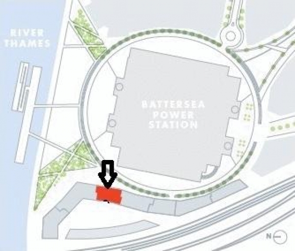 Floor Plan Image for 2 Bedroom Apartment to Rent in Ambrose House, Battersea Power Station, London