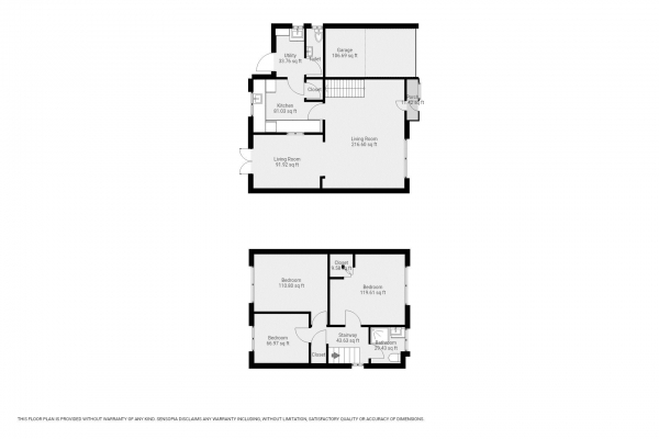 Floor Plan Image for 3 Bedroom Detached House for Sale in Darnford Close, Sutton Coldfield