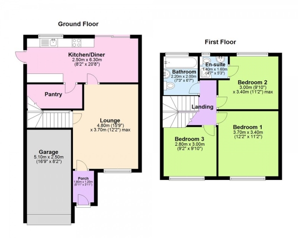 Floor Plan Image for 3 Bedroom Detached House for Sale in Walmley Road, Sutton Coldfield