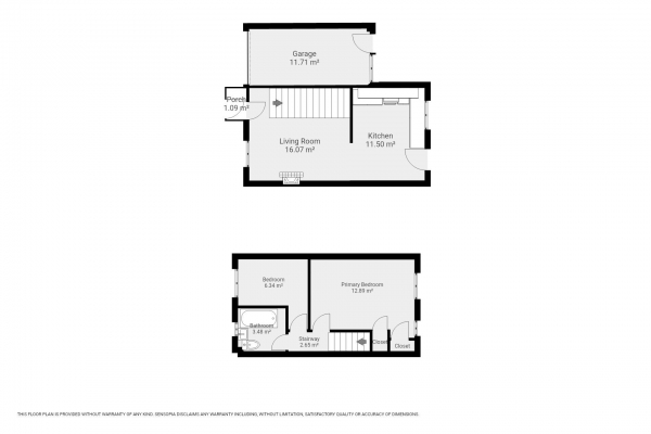 Floor Plan Image for 2 Bedroom Semi-Detached House for Sale in Blakemore Drive, Sutton Coldfield