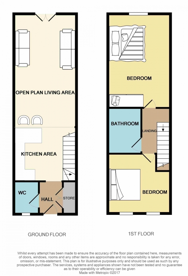 Floor Plan Image for 2 Bedroom Semi-Detached House for Sale in Longbeam Close, Sandbach