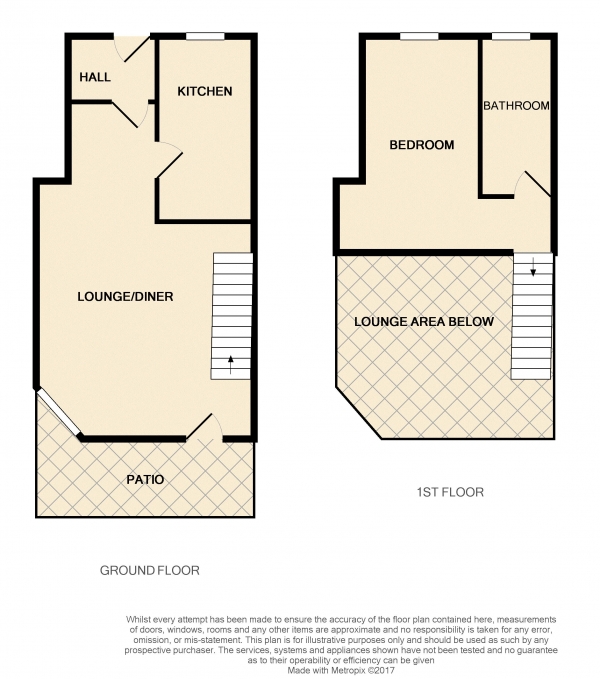 Floor Plan Image for 1 Bedroom Terraced House for Sale in Brunswick Mews, Birkenhead