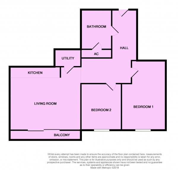 Floor Plan Image for 2 Bedroom Apartment for Sale in Cheapside, Liverpool