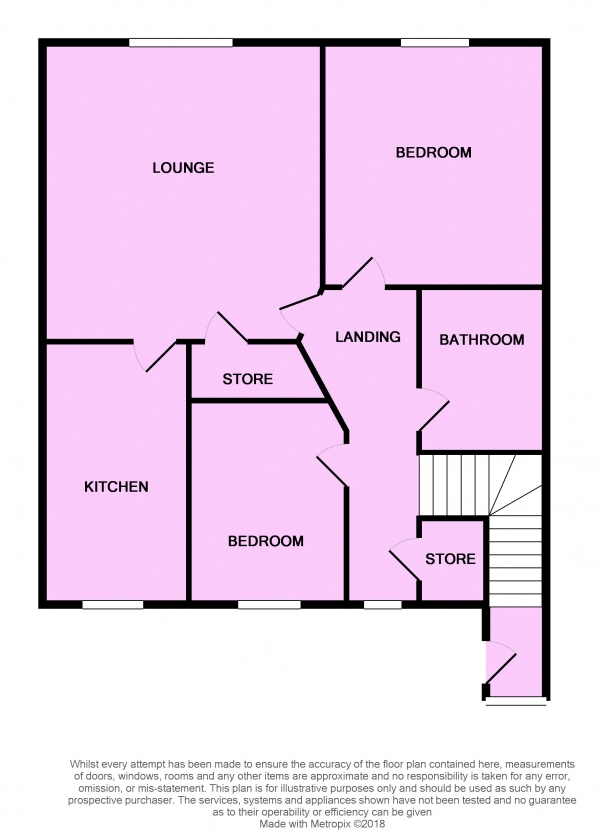 Floor Plan Image for 2 Bedroom Apartment for Sale in Hesketh Green, Ormskirk