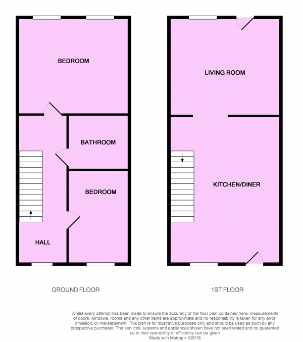 Floor Plan Image for 2 Bedroom Apartment for Sale in Queen Street, Birkenhead