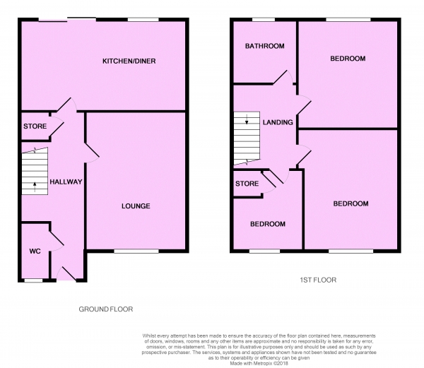 Floor Plan Image for 3 Bedroom Semi-Detached House for Sale in Marl Pits, Rossendale