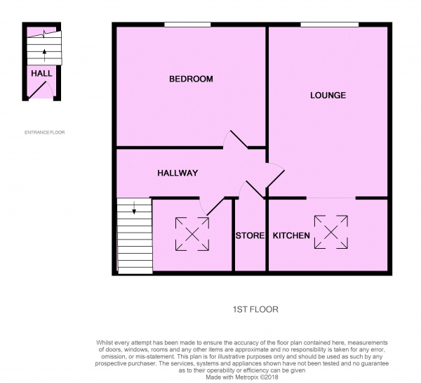 Floor Plan Image for 1 Bedroom Apartment for Sale in Thingwall Road, Wirral