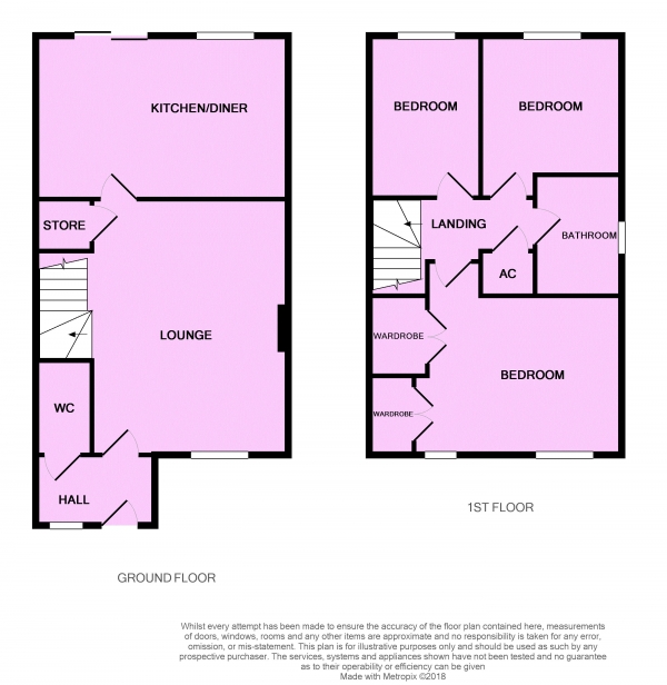 Floor Plan Image for 3 Bedroom Semi-Detached House for Sale in Longridge Avenue, Wirral