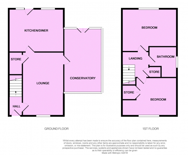 Floor Plan Image for 2 Bedroom Terraced House for Sale in Shuldham Close, Knutsford