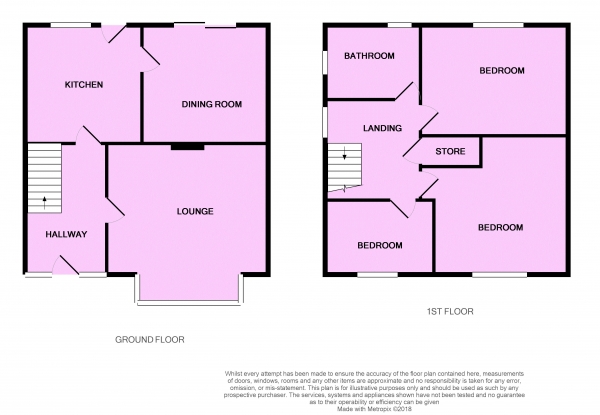 Floor Plan Image for 3 Bedroom Semi-Detached House for Sale in Shirdley Crescent, Southport