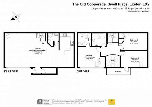 Floor Plan Image for 3 Bedroom Barn Conversion for Sale in Sivell Place, Exeter