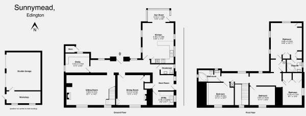 Floor Plan Image for 4 Bedroom Detached House to Rent in Sunnymead The Walls, Edington, TA7 9JU