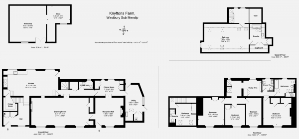 Floor Plan Image for 6 Bedroom Detached House for Sale in Near Wells