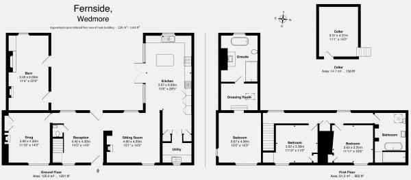 Floor Plan Image for 3 Bedroom Semi-Detached House to Rent in WEDMORE