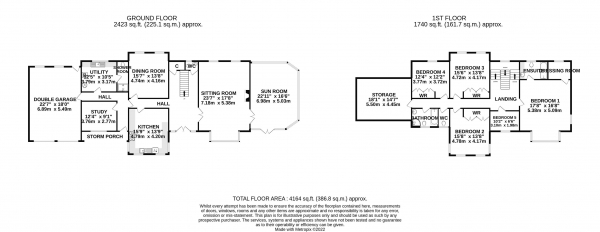 Floor Plan Image for 5 Bedroom Detached House to Rent in Central Wells