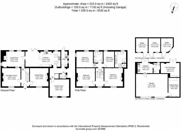 Floor Plan Image for 4 Bedroom Detached House for Sale in Knoll View Southwick, Mark, Somerset TA9 4LJ