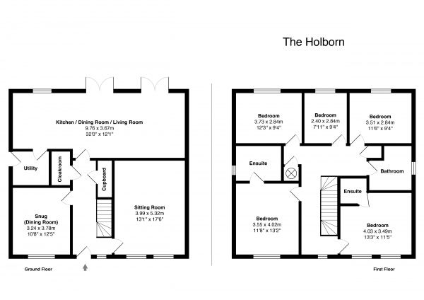 Floor Plan Image for 5 Bedroom Detached House for Sale in Wells